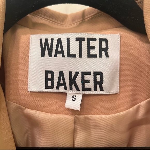 Walter Baker Ariel Blazer Oversized Jacket Tan Size S - Picture 7 of 9